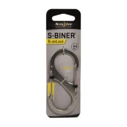 S-Biner SlideLock #4 (Stainless Steel) -Outdoor Camping go 000912 z