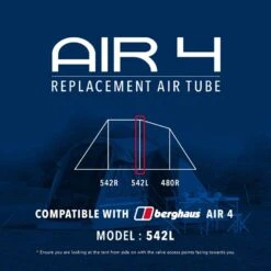 Air 4 Replacement Air Tube (Middle - 542L) -Outdoor Camping go 190062 z