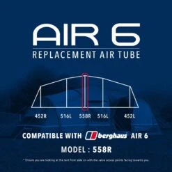 Air 6 Replacement Air Tube (Middle - 558R) -Outdoor Camping go 190075 z