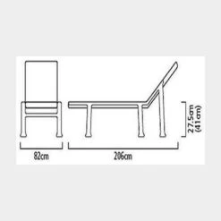 FlatOut Bedchair 3 Leg -Outdoor Camping go 314369 b