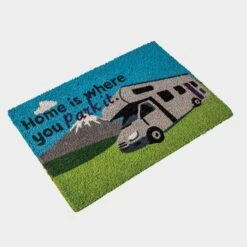 Quest Heavy Duty Coir 'Home Is Where You Park It' Mat -Outdoor Camping go 326951 b