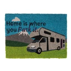 Quest Heavy Duty Coir 'Home Is Where You Park It' Mat -Outdoor Camping go 326951 z