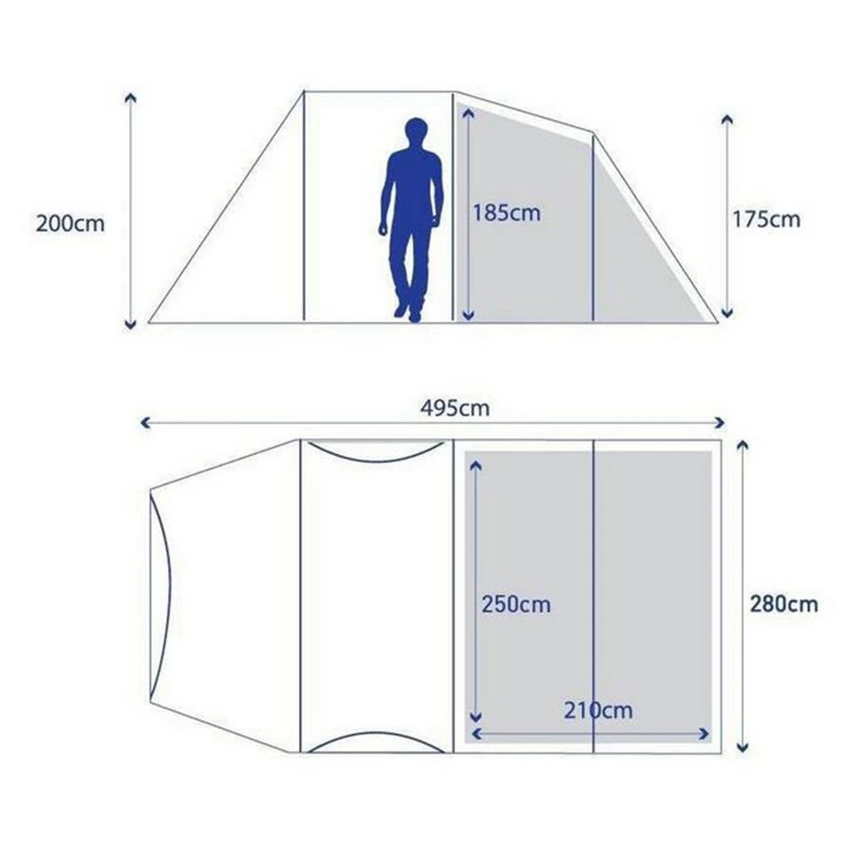 Berghaus Air 4.1 Nightfall Tent 4 Berghaus Air 4.1 Nightfall Tent - Image 2