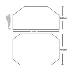 Emperor 12 Person Polycotton Tent -Outdoor Camping go 503109 b